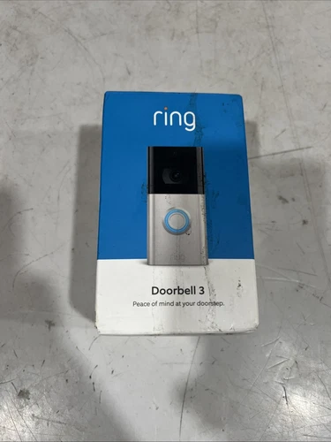 Ring Video Doorbell 3 Wi-Fi 1080p HD Satin Nickel NEW FACTORY SEALED NEVER OPEN