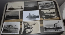 Photo Steamship Great Lake Steamer CARGO SHIP TUG Boat PHOTOGRAPH Lot 9