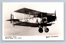 RPPC RAF RN Blackburn Ripon Biplane Torpedo Bomber FLIGHT Photograph Postcard