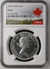 Canada 1963 Silver Dollar - NGC Graded Special Label - Bullion Value Approx: $43