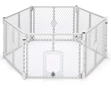 MyPet Petyard Passage: 5.5 Ft. Wide Customizable Folding Dog Playpen with Pas...