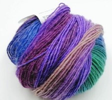 1 Ball 50 g Soft Knitting Hand-woven DIY Wool Blend Yarn Rainbow Color Elegant