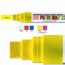 WINDSHIELD PAINT MARKERS ZIG BIGGIE 15MM TIP CAR WINDOW PAINT PENS FOR GLASS