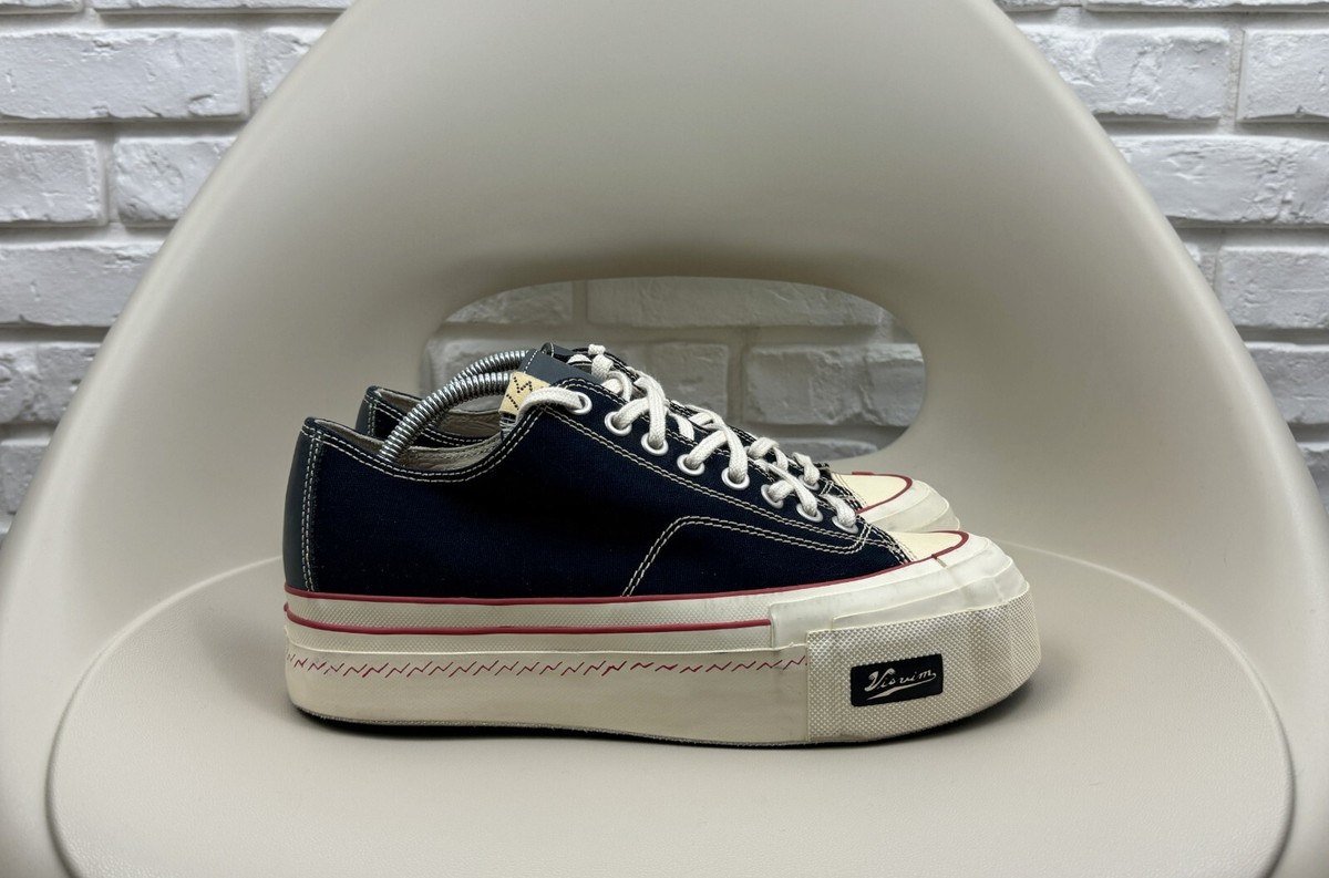 Men's Visvim Skagway Lo G.Patten Canvas Shoes Sneakers Hand Made