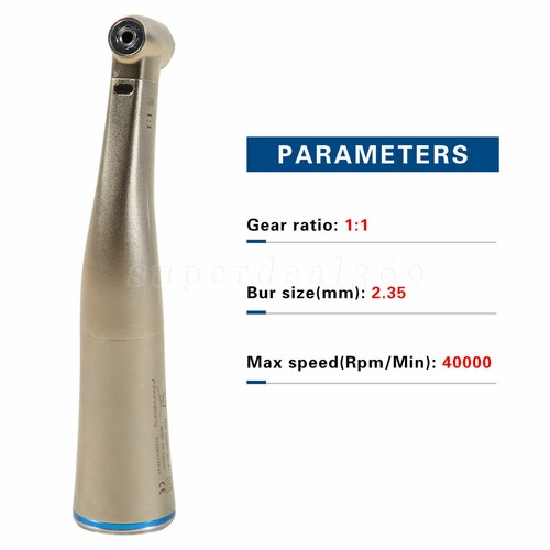 Dental 1:5/ 1:1/ 20:1 Implant Fiber Optic LED Contra Angle Handpiece NSK Style - Picture 33 of 35