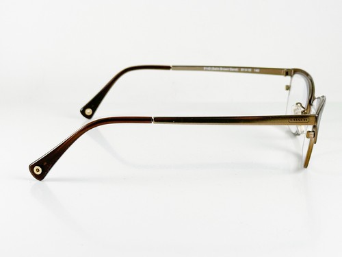 COACH HC 5041 Terri 9143 Satin Brown Sand 51-15-140 Eyeglasses Frames with Case - Picture 6 of 14