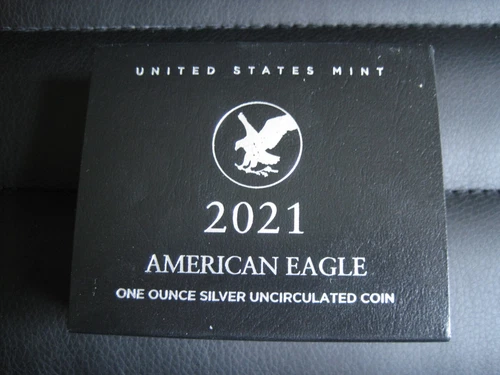 2021 AMERICAN SILVER EAGLE 21EGN - 1 ounce Silver Uncirculated Coin New US MINT