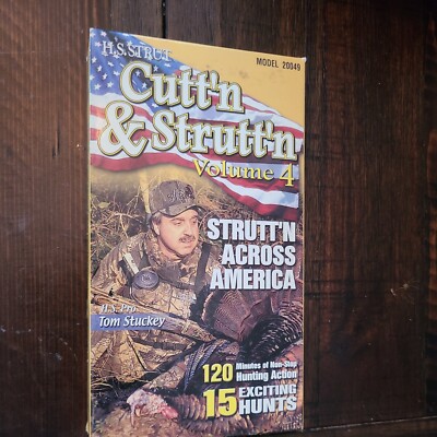 H.S. Strut Cutt'n & Strutt'n Vol. 4 VHS VCR Video Tape Hunting Tom
