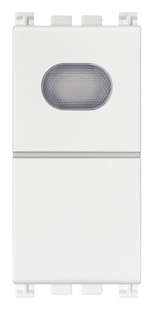 VIMAR ARKE' 19068.B Pulsante 1P NO 10A con spia bianco