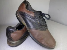 NIKE Size 10.5 SP-6 Saddle Golf Cleat Tac Shoes Brown Black 309890-201 