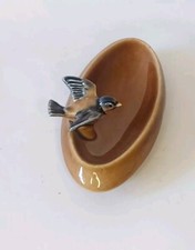 Vintage Wade Porcelain Pin Tray Bluebird Trinket Dish 1950s