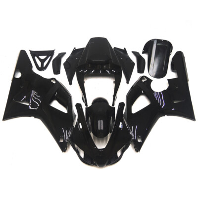 Gloss Black Fairing Kit For Yamaha YZF1000 R1 1998 1999 98 99 Injection Bodywork
