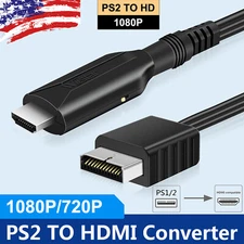 For Sony PS1/PS2 to HDMI Converter Game Console Video Audio 1080p Cable Adapter