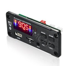 Amplifier Bluetooth 5.0 MP3 Player Decoder Board USB AUX FM Radio Module Speaker