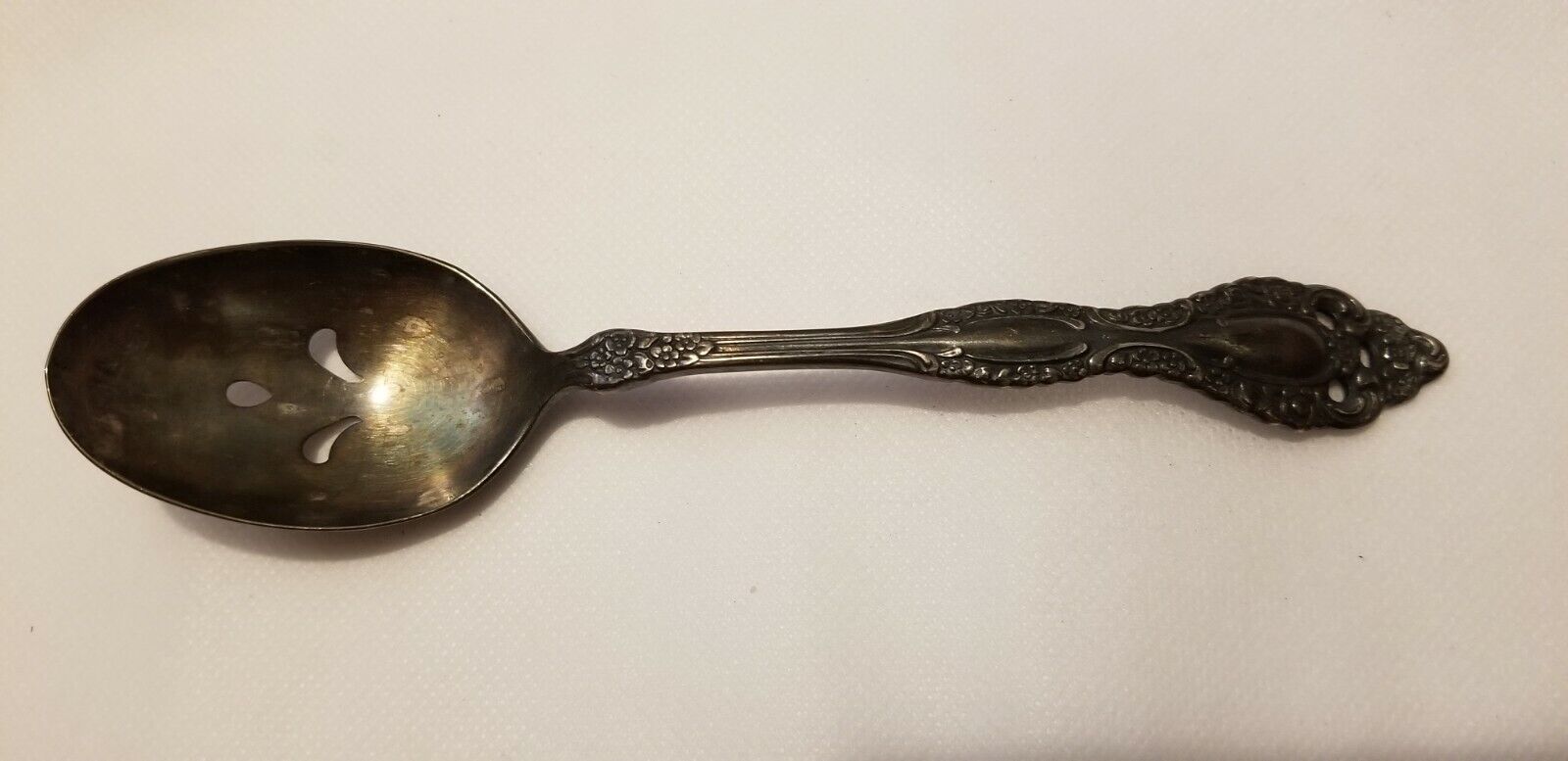  ANTIQUE VINTAGE COLLECTIBLE SPOON 6.75" 1881 ROGERS SILVER PLATE 