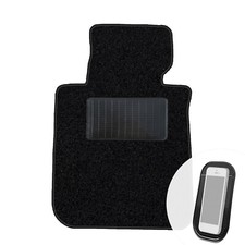 Fahrer Fußmatte Auto x1 Velours Fahrermatte passend für BMW 1er F20 ab 2011 