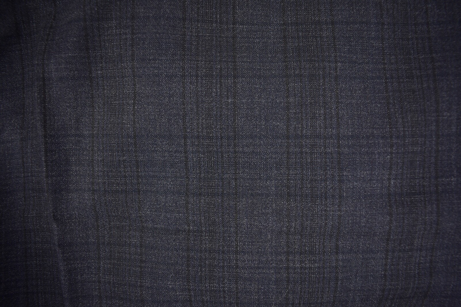 Zanella Devon Dark Gray Checked 100% Wool Flat Fr… - image 4