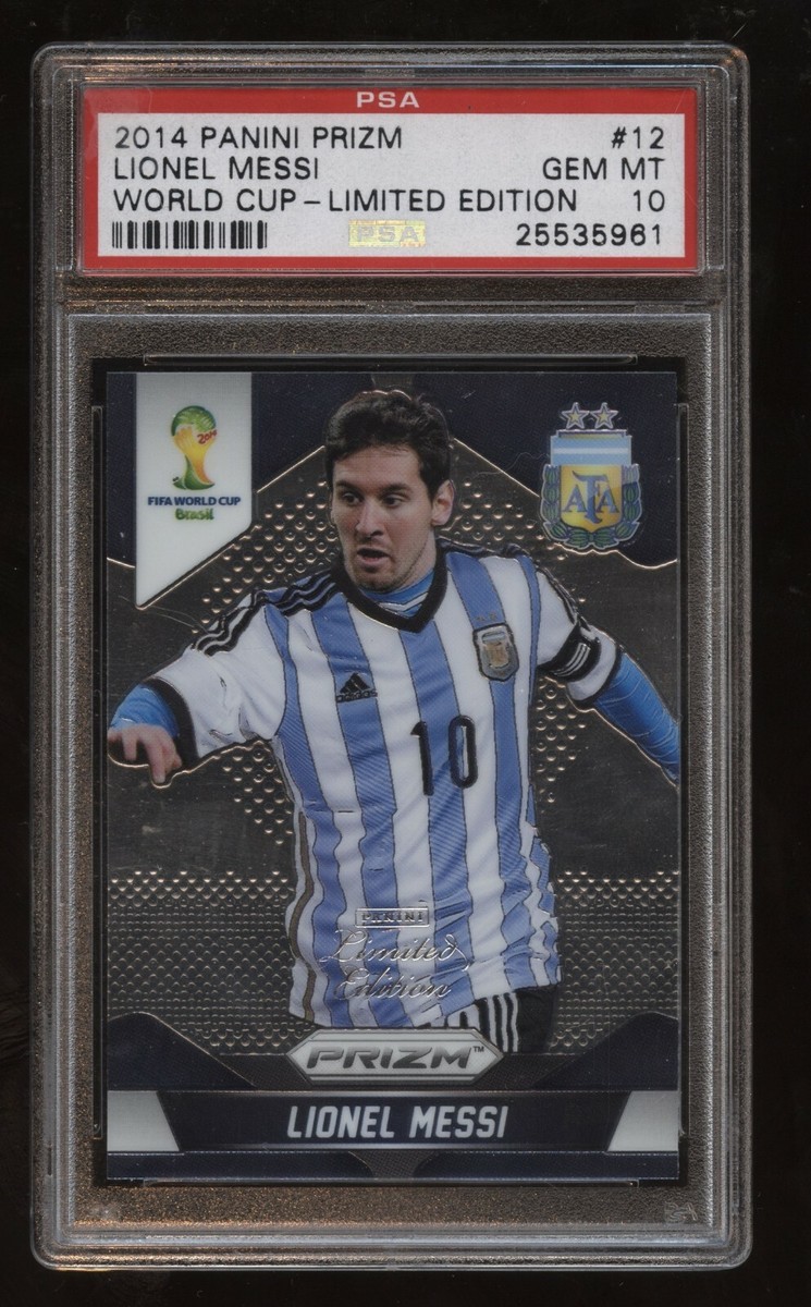2014 WORLD CUP Prizm LIMITED EDITION Parallel #12 Lionel