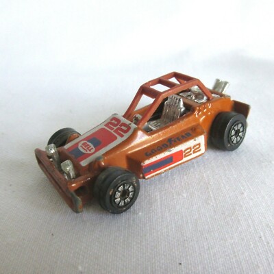 VTG 1:64 KENNER 1980 FAST 111s DIRT DIGGER DUNE BUGGY #22 GOODYEAR BROWN 