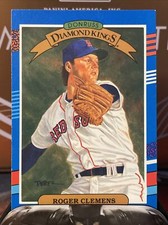 1991 Donruss Diamond Kings Roger Clemens #9 Boston Red Sox Baseball Card