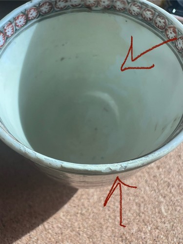 Antico set mandarino cinese, 2 ciotole da tè, 1 piattino e 1 tazza da caffè, XVIII secolo - Foto 10 di 24
