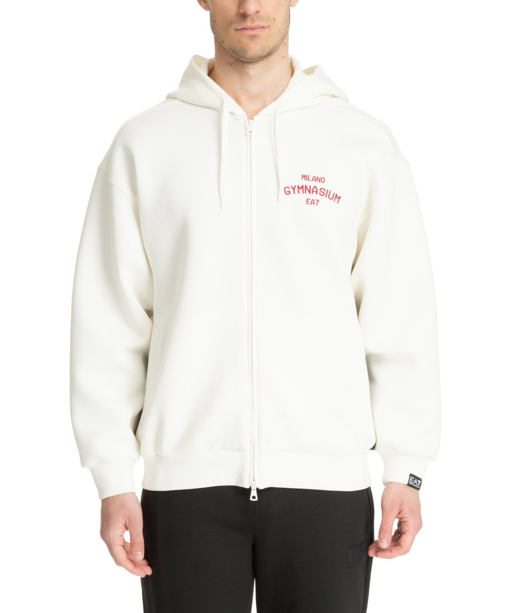 Emporio Armani EA7 hoodie men 7M000251AF13538U0005 Star White