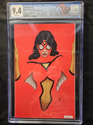 Strikeforce #1 CGC 9.4 (Nov 2019, Marvel) Christopher Virgin Negative Variant