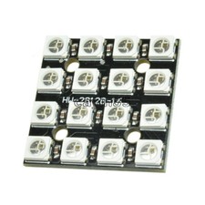 1PCS RGB LED 4x4 16Bit WS2812 5050 RGB LED + Integrated Drivers For Arduino