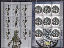 slovenia 2025 cept europa Archaeological Discoveries Bronze Apollo Statuette 2X9