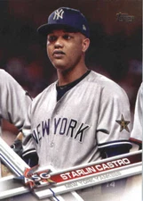 2017 Update Series #US236 Starlin Castro New York Yankees All Star
