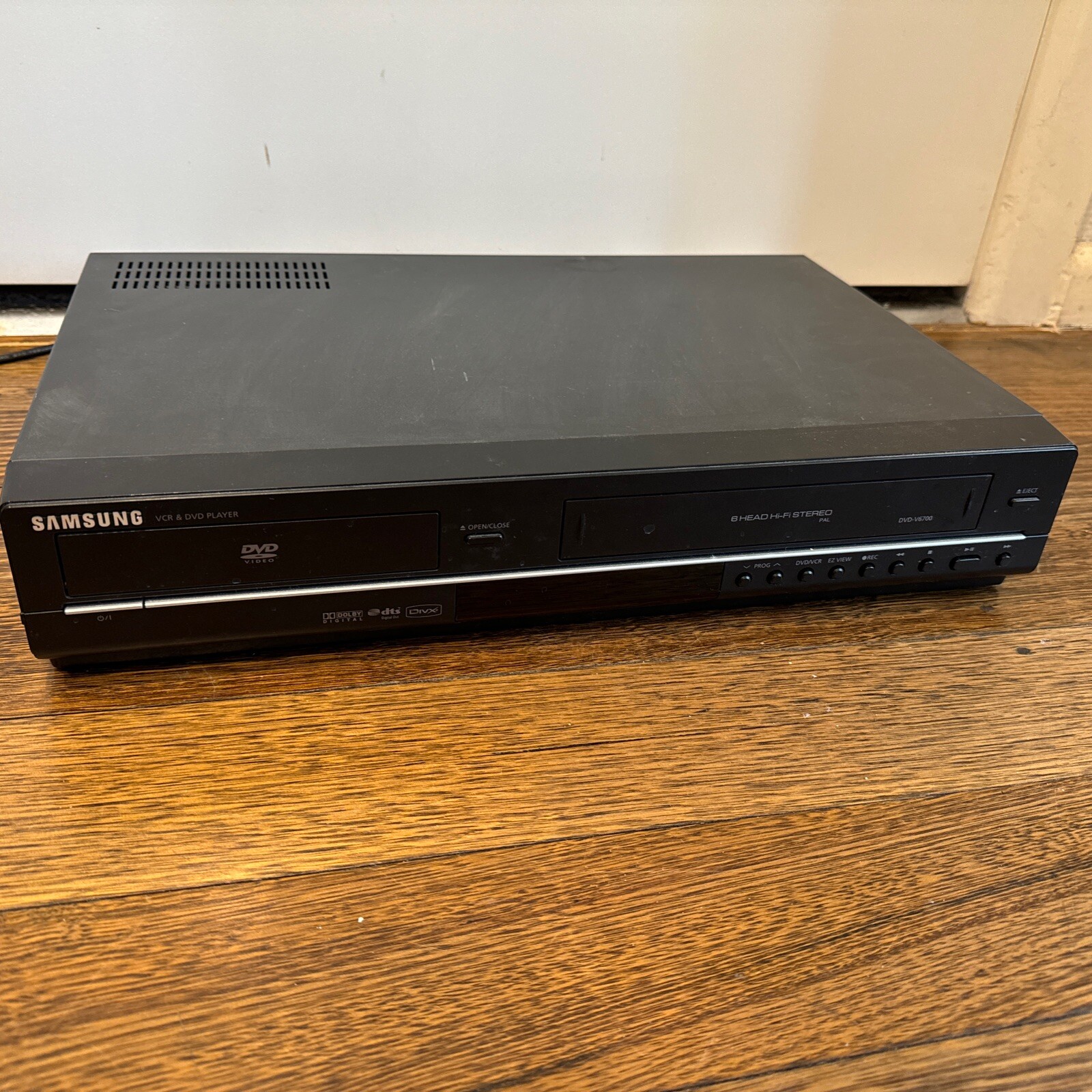 Samsung DVDV6700 DVD / HiFI Stereo VHS VCR Combo Player No Remote eBay