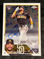 2023 Topps Chrome ROOKIE AUTO Luis Liberato, item 2