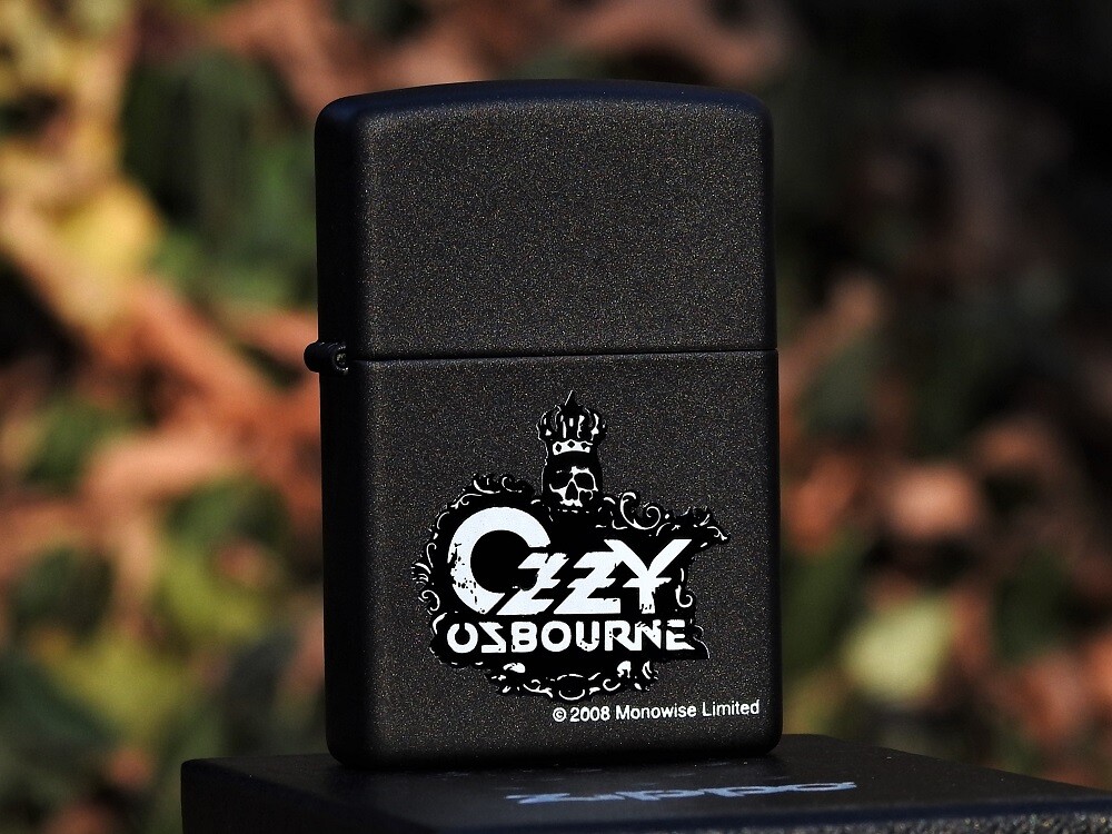 Zippo Lighter Ozzy Osbourne Black Sabbath Prince of Darkness ROCK RARE eBay