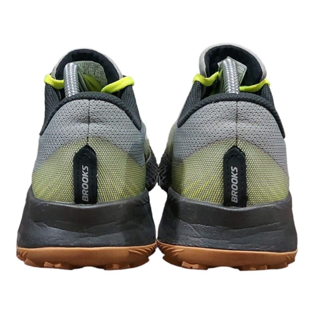 Brooks Catamount Trail Running Shoes Grey Nightlife Black Men\'s Size 12 D Brooks CATAMOUNT Trail Running Shoe Grey/Nightlife/Black Men  main image 2