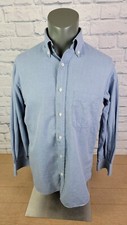 Brioni Men's Light Blue Cotton Long Sleeve Dress Shirt Size III 3 M L