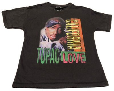 TUPAC SHAKUR Cotton On Unisex Kids Graphic T-Shirt Size Clothing