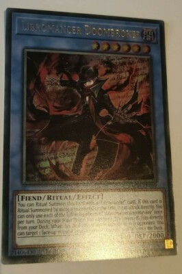 Yu-Gi-Oh! Libromancer Doombroker (BACH-EN089) 1. Edit. English MINT