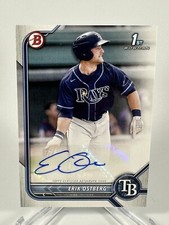 2022 Bowman 1st ERIK OSTBERG #PPA-EO Prospect Auto Rays