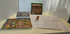 House Of Marbles Santas Workshop 1000 Piece Jigsaw Puzzle Poster & Color Pencils
