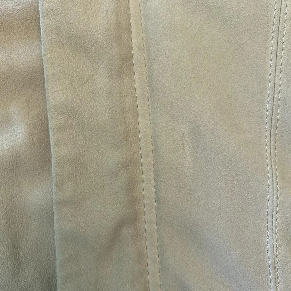VEDA Boss Suede Jacket Light Beige Size Petite - Image 3 of 4