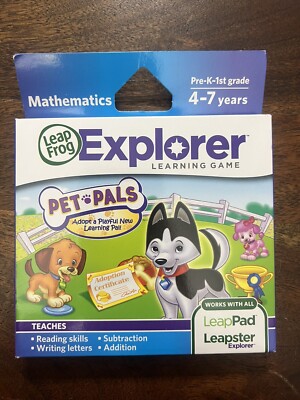 LeapFrog LeapPad Explorer Learning System: Pet Pals, Leap Pad 1 2 3 GS Ultr NEW