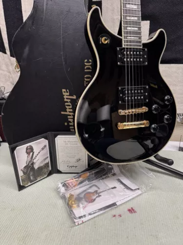 RARE Epiphone Tak Matsumoto DC Custom Japan Exclusive W Case Double Cut Ltd Ed