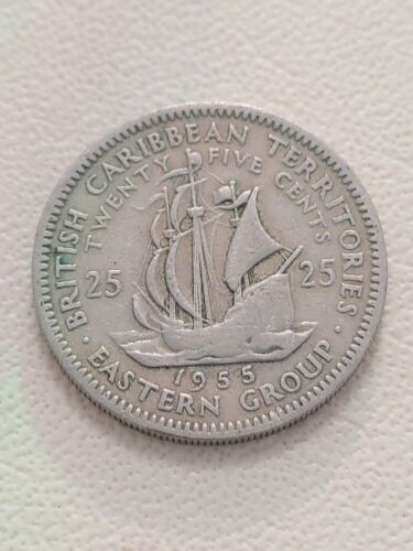 T144 Sign Eastern Caribbean States 25 Cents 1955 Kayihan Coins T144 | eBay