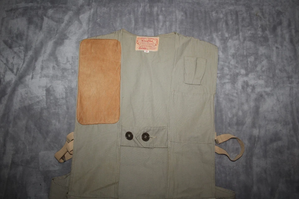 Gun Club A Bob Allen Design Mens 32 Cotton Shooting Vest Outdoor Hunt - Image 2 of 4