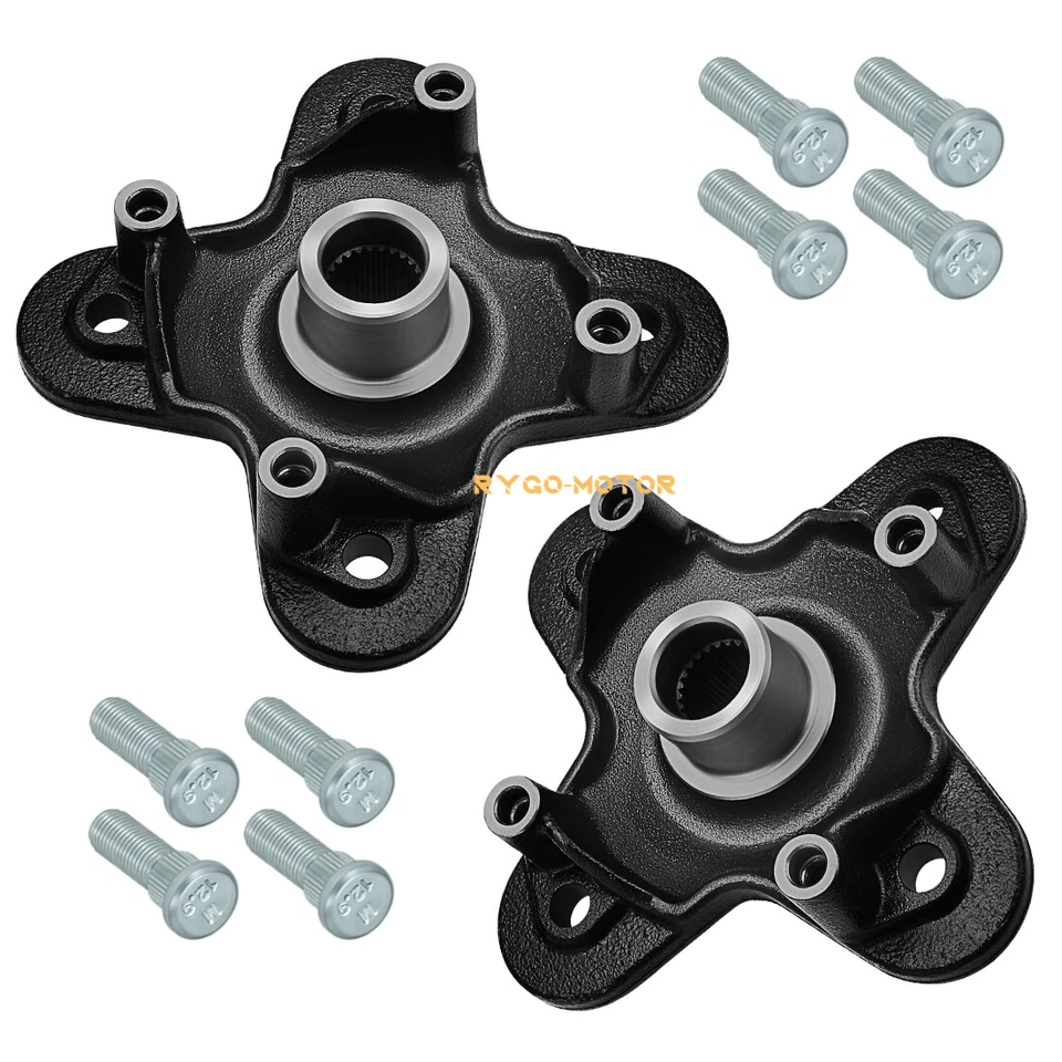 Cubos de roda dianteira/traseira 2 peças para Polaris RZR S 900 2015-2025 RZR 4 900 2015-2018 - Imagem 2 de 4
