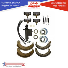 For 1936-1940 Plymouth Dodge Truck 10 Inch Master Brake Shoe Hoses Rebuild Set