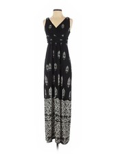 Chaps Women Black Casual Dress S