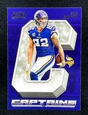 2018 Panini Score Football - KYLE RUDOLPH - CAPTAINS Insert - VIKINGS
