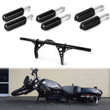 For Harley 4" 6.5" Frame Slider & Front Engine Guard Bar Dyna Models 2006-2017