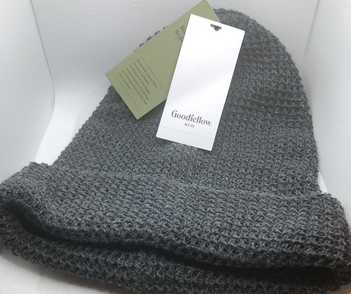 Brand New! Goodfellow & Co Gray Knit Hat (Beanie / Toboggan) eBay